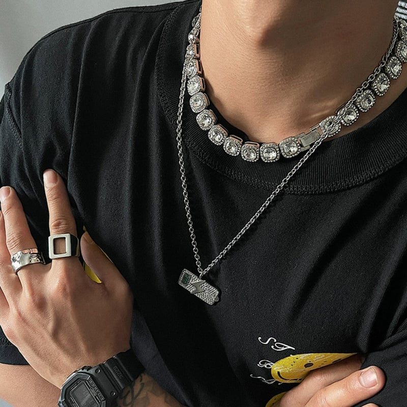 ネックレス・チョーカー LC1010 TYPE A GNT ラグジュアリー クリスタルチョーカーネックレス | ness.