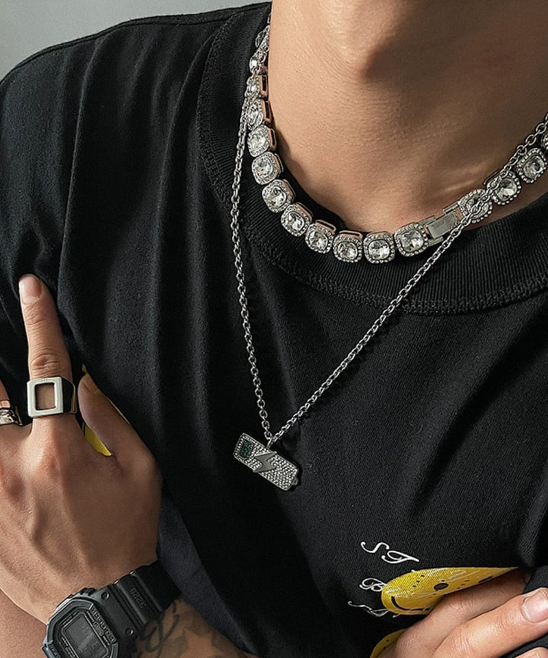 ラグジュアリー クリスタルチョーカーネックレス | ness.