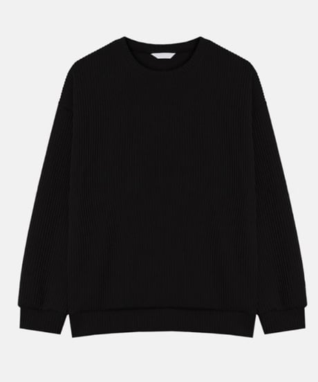 リブ編みスウェットシャツ / 2color