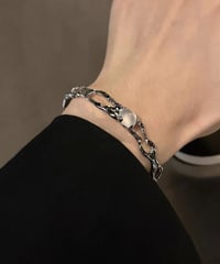 ムーンストーンサークル シルバーバングル