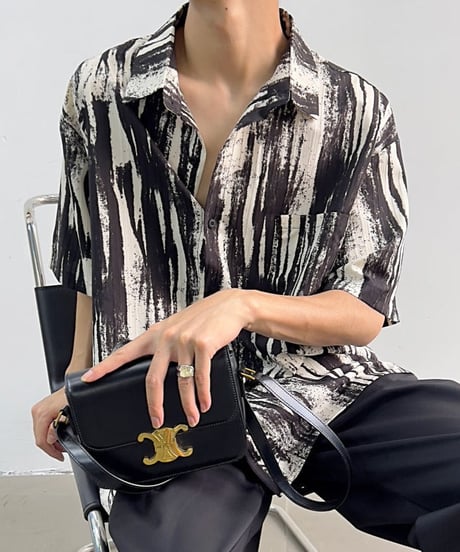 モノトーンペイント ヴィンテージシャツ
