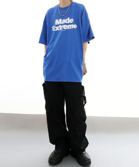 スプレーレター プリントTシャツ / 4color