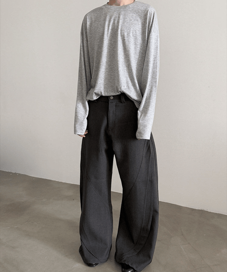 シアープレーンルーズロンT / 3color