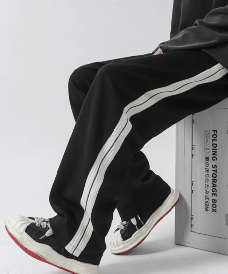 ラインテープ リラックススウェットパンツ / 2color