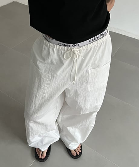 ワイドイージー コットンパンツ