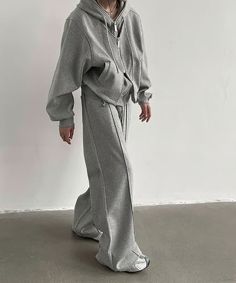 センタープレス スウェットパンツ  / 2color