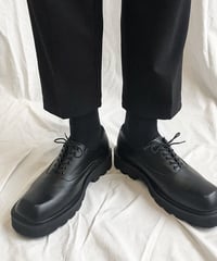 シックブラック レザーシューズ
