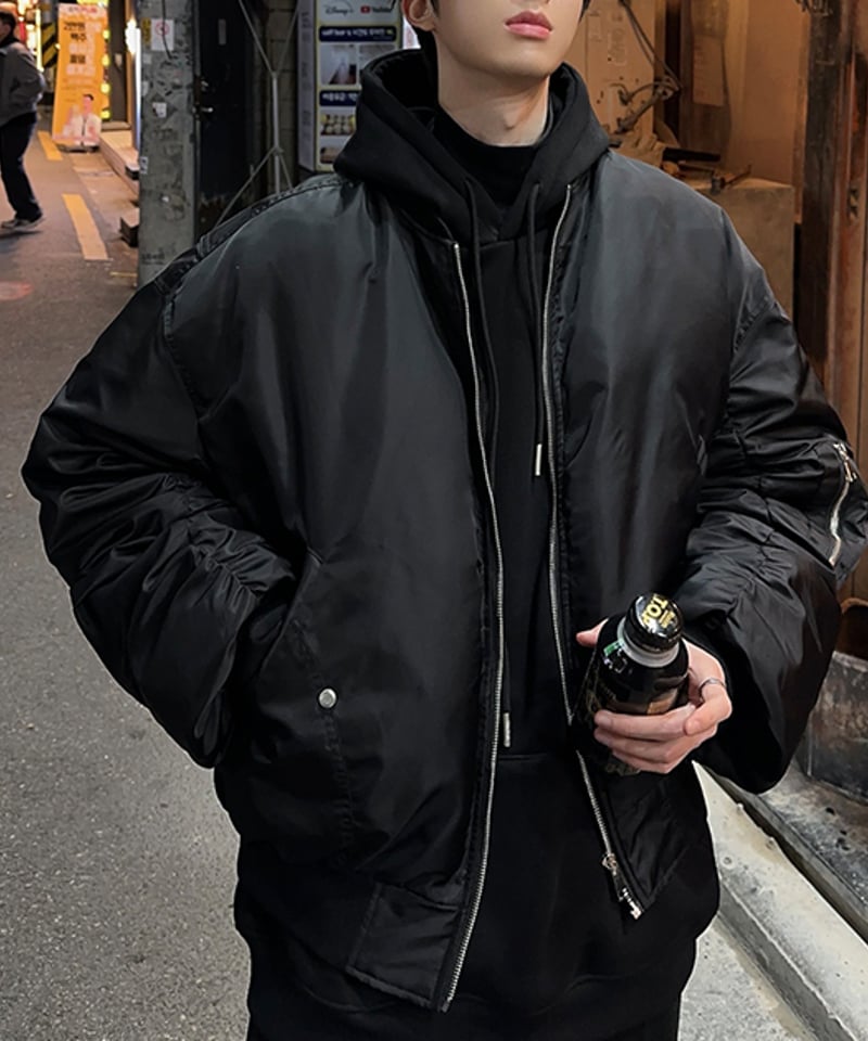 オーバーサイズ MA-1ジャケット | ness.