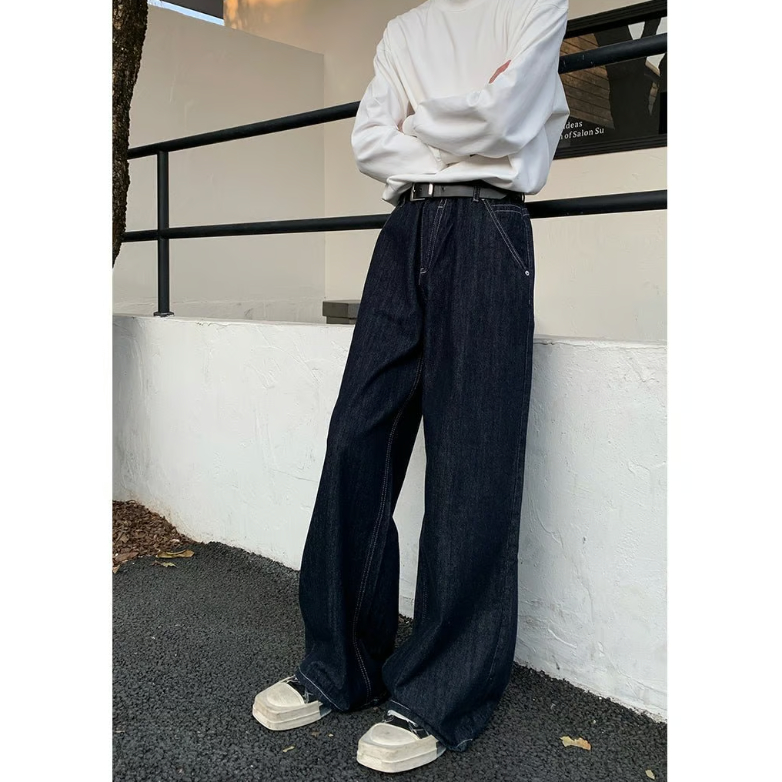 VERY FEWEST ダークデニム ワイドパンツ VERY FEWEST ダークデニム ワイドパンツ