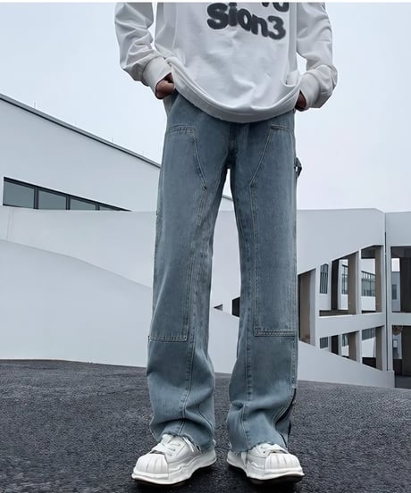 ユーティリティ デニムパンツ / 2color