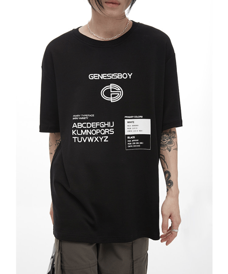 ジェネシスボーイ グラフィック ルーズシルエット Tシャツ / 2color