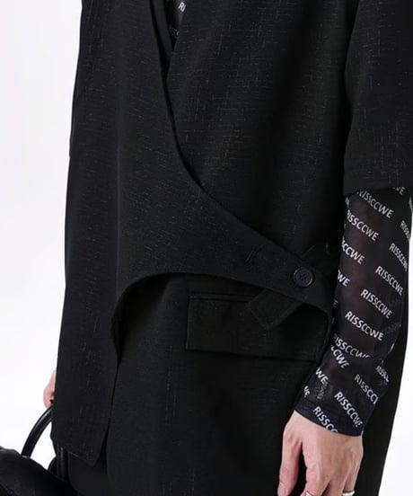 アシンメトリー ラップジャケット