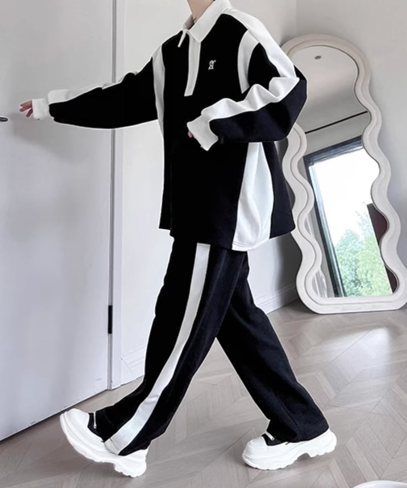 【23SS IS-NESS スウェットセットアップ】 モノトーンスウェット セットアップ / 2color | ness.