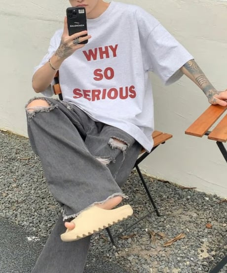 ホワイ ソー シリアスプリント TEE / 2color