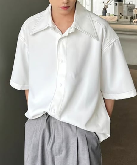 エフォートレス・ワイドシルエットシャツ / 3color