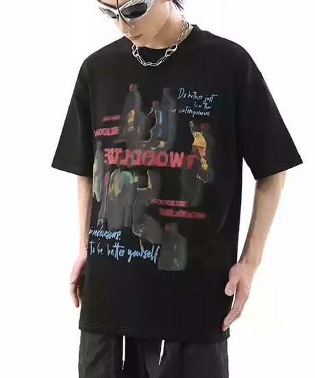 レトロプリントTシャツ / 2color