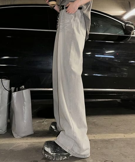 ヴィンテージ ワイドデニムパンツ