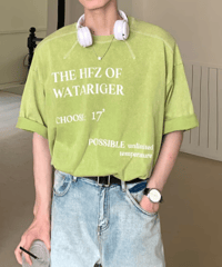 ヴィンテージレターロゴ ウォッシュドTシャツ / 4color