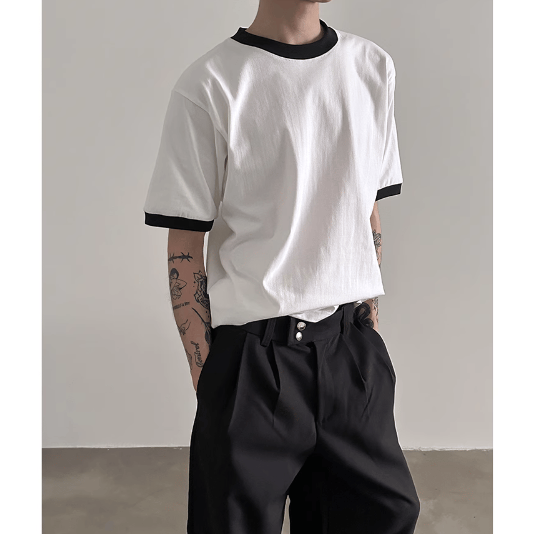 モノトーン リンガーTシャツ | ness.