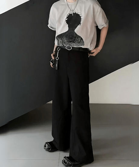 ストレート ワイドパンツ