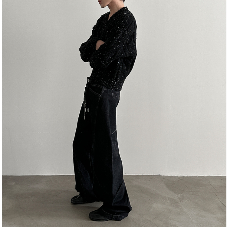 ケーブル Vネックニット / 3color | ness.