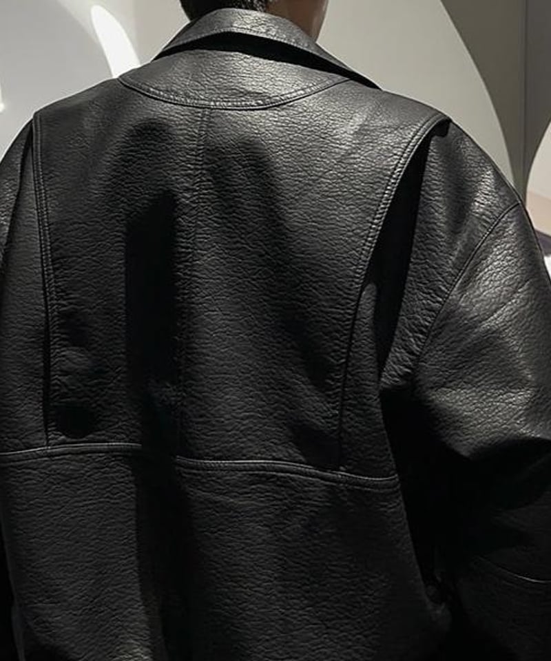 オーバーサイズ レザージャケット | ness.