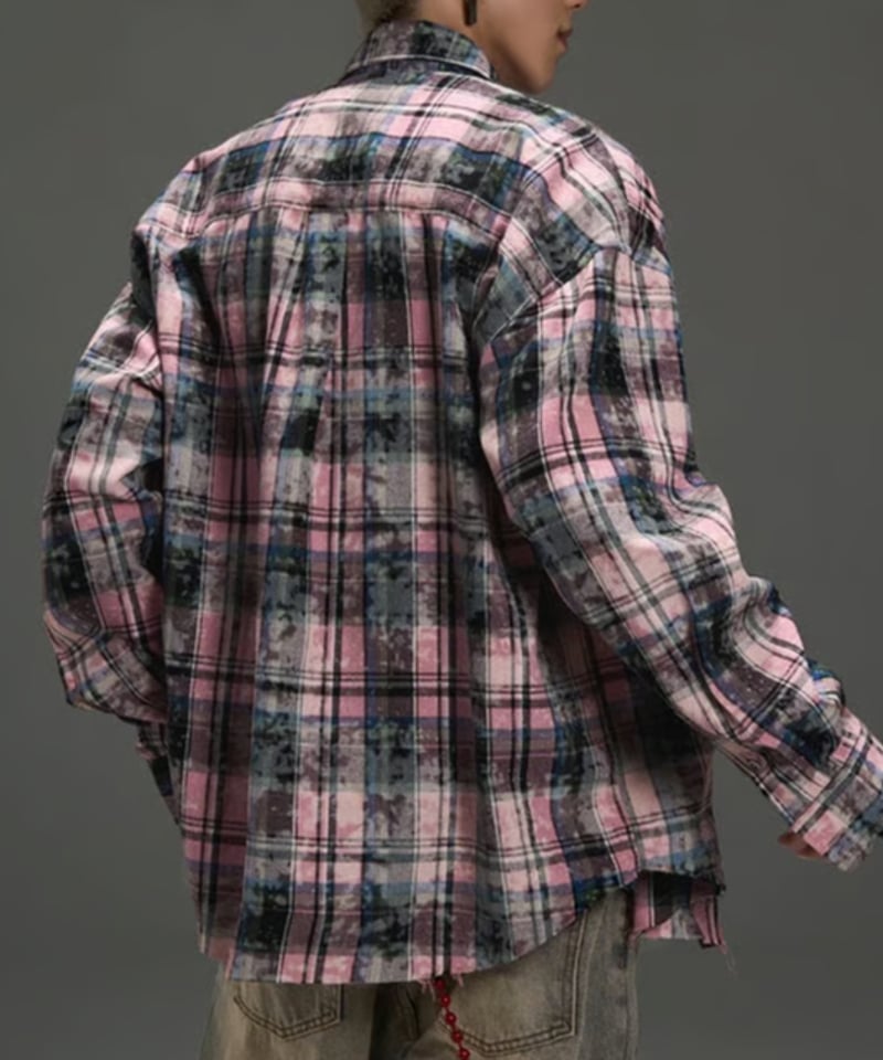 c-boy style(No.106)アメカジグランパコア 半袖チェックシャツ c-boy style(No.106)アメカジグランパコア 半袖チェックシャツ