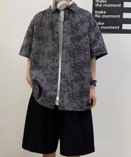 タイダイルーズシルエットシャツ