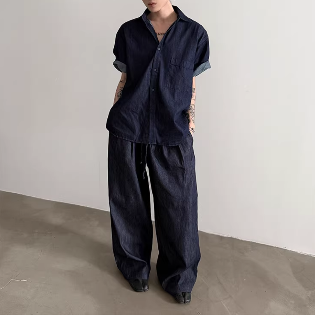 あ*ら様 23AW【新品】☆CALEE：ドロップショルダー　デニムシャツ　インデ AG1Wttjhjmj2.jpg?width=768
