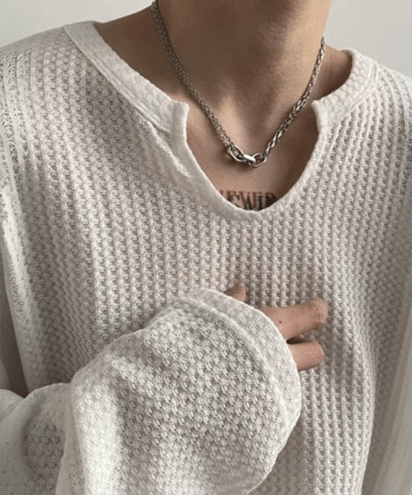 ロングワッフル サーマルカットソー /3color