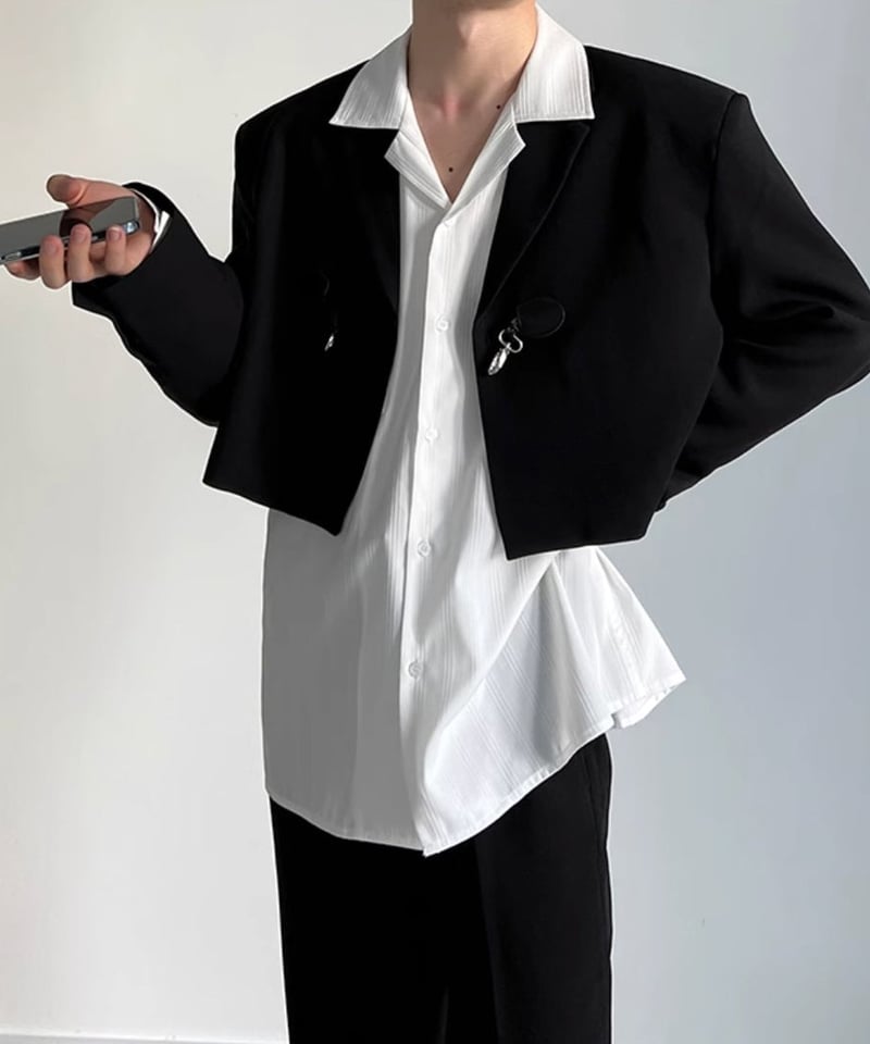 モードショート丈 ジャケット | ness.