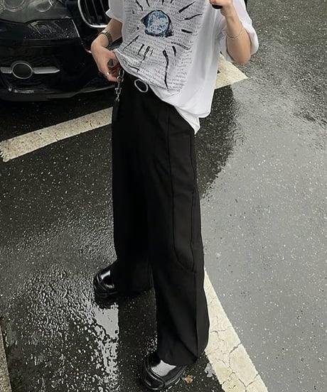 ストレート ワイドパンツ