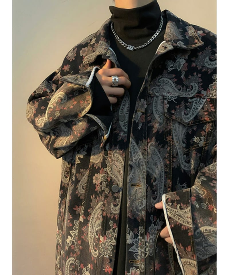 ペイズリー オーバーサイズジャケット | ness.