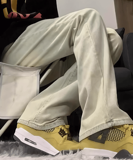 ライトウォッシュ・ストレートデニムパンツ / 2color