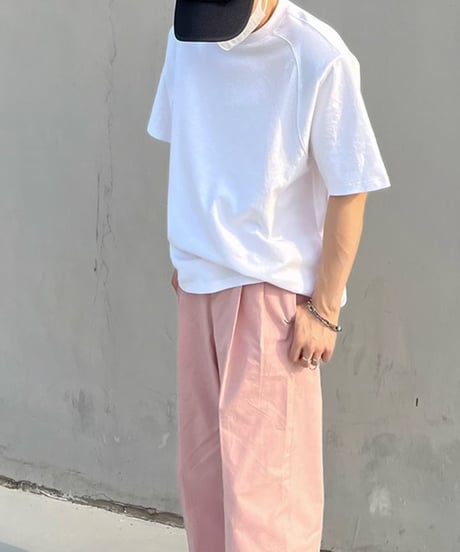 ルーズシルエット クルーネックTシャツ / 2color