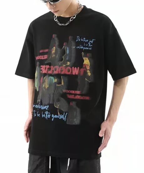 レトロプリントTシャツ / 2color