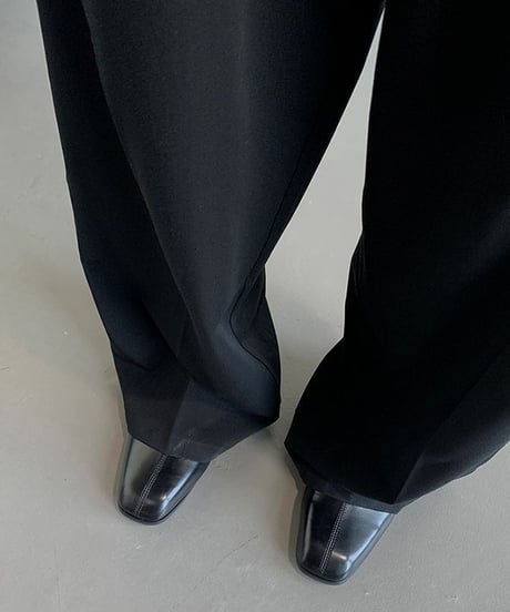 バックレス レザーシューズ