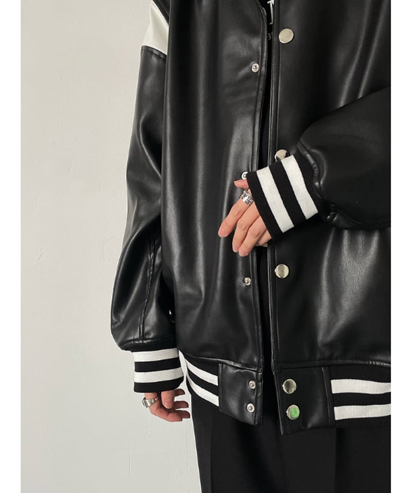 レザー スタジアムジャンパー | ness.