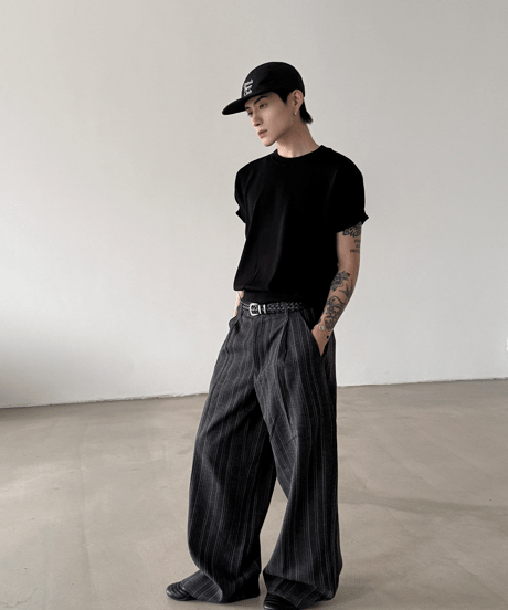 サマーニット クルーネックＴシャツ / 4color