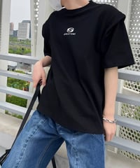 ショルダーパット デザインTシャツ / 2color