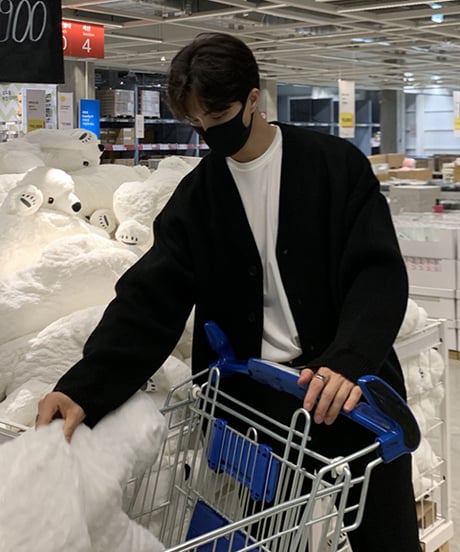 リラックスフィット オーバーサイズカーディガン / 5color