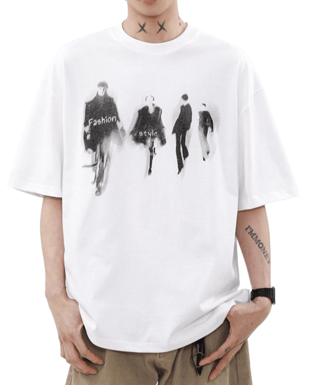 ヒューマン フォトグラフィックTシャツ / 3color