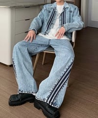 シティエッジ ライン デニムセットアップ