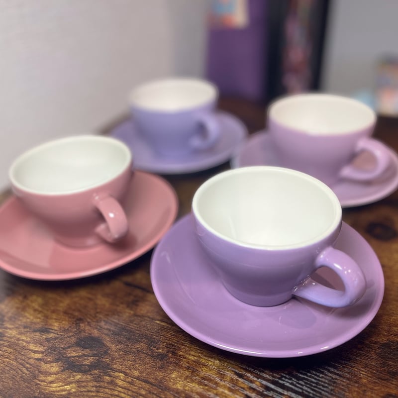 餃*子様 パープルカップのコーヒーさん◎ 餃*子様 パープルカップのコーヒーさん◎