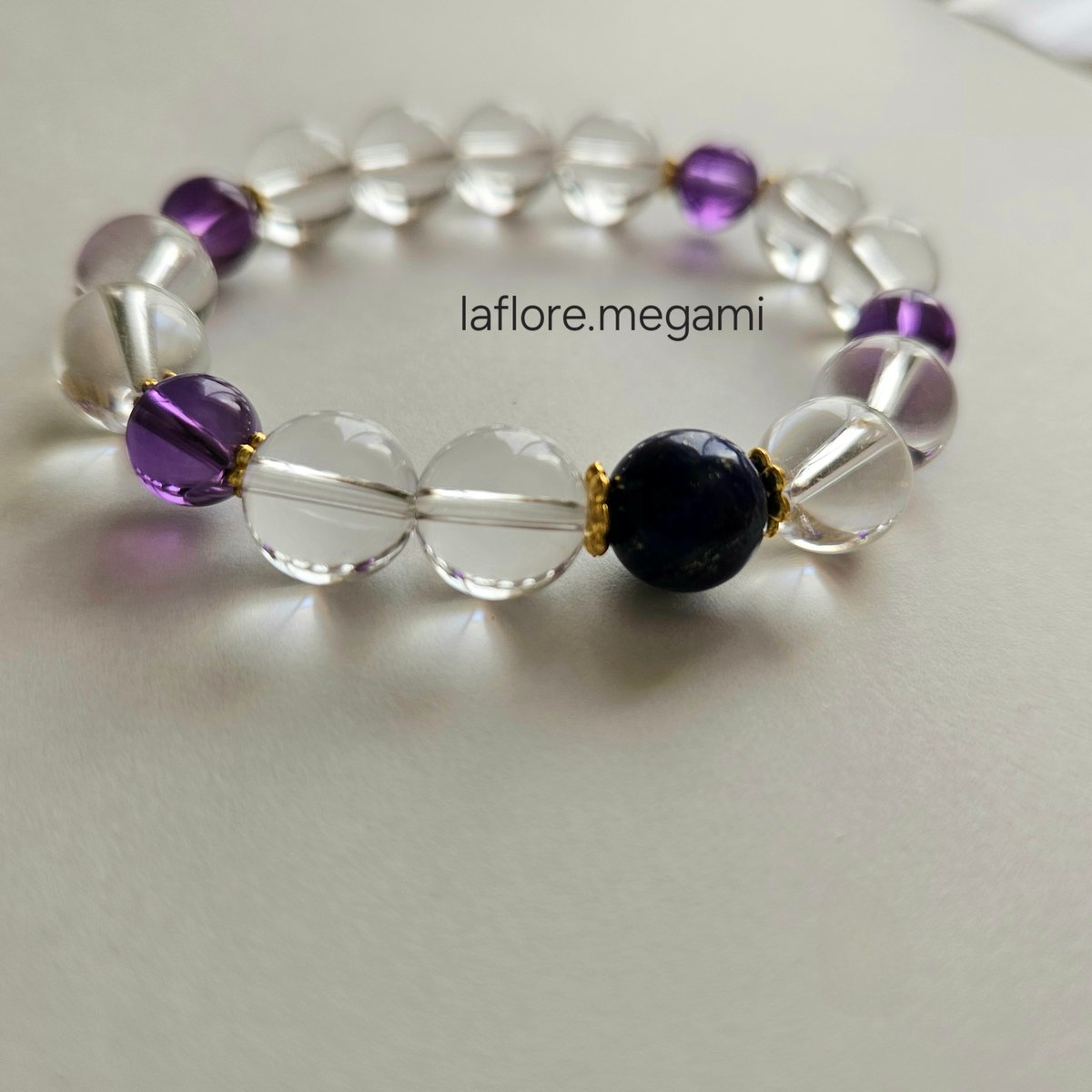 4Aラピスラズリ×5Aアメジスト×3Aクリスタル水晶 | la flore(ラ