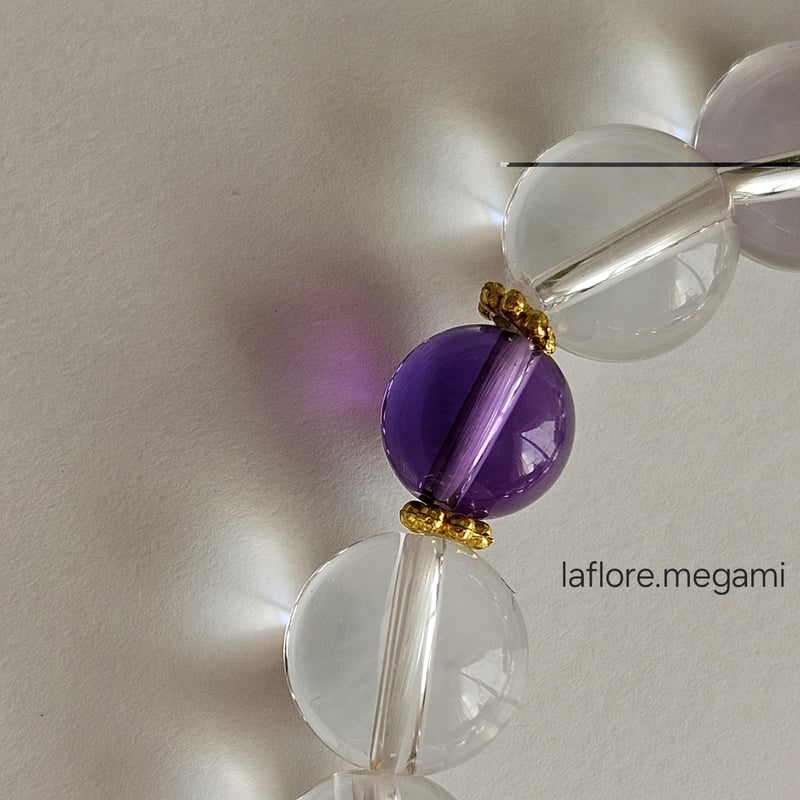4Aラピスラズリ×5Aアメジスト×3Aクリスタル水晶 | la flore(ラ