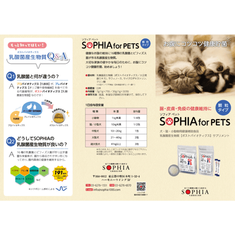 SOPHIA for PETS (ソフィア ペット)7包入り