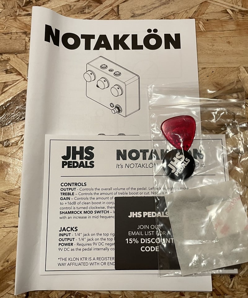 JHS NOTAKLON KLON【尾張一宮店】 | Guitarshop SOUNDNINE