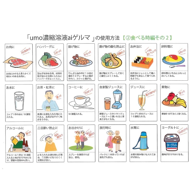 umo濃縮溶液aiゲルマ50㎖ ▽お得なセット販売もあります | alboha