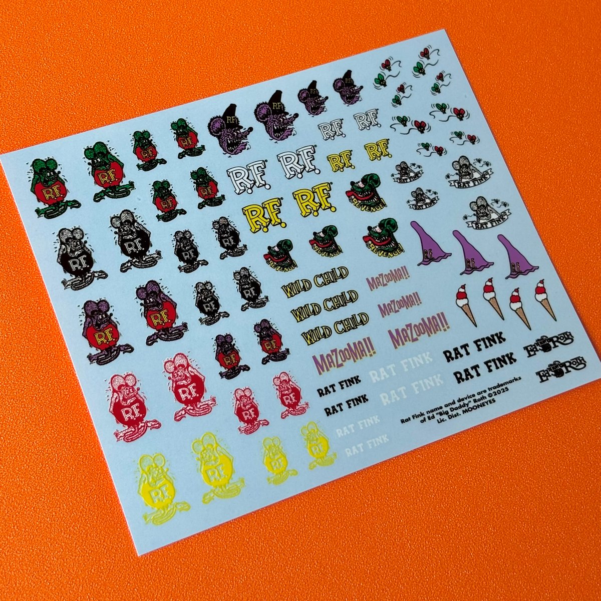 ラットフィンク RATFINK ステッカー セット sticker set 水貼り | R%